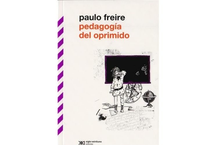 Fotografía de la portada del libro_ Pedagogía del oprimido de Paulo Freire