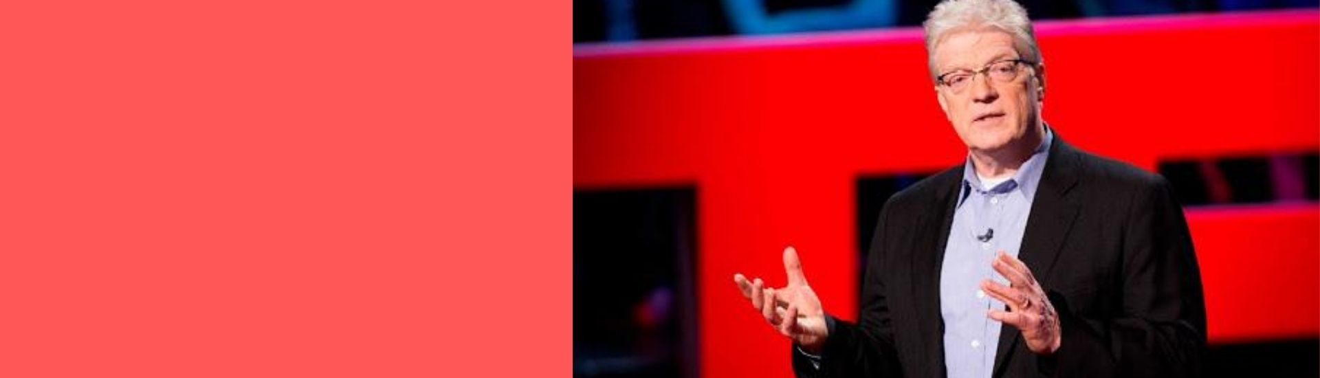 Ken Robinson en una charla TED