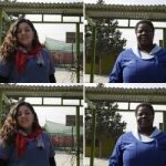 Rosa Féliz y Katherine Martínez, profesoras que trabajan por la integración en el colegio Humberto Valenzuela García