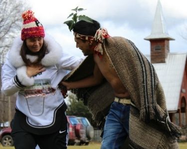 Maggie MacDonnell en comunidad mapuche