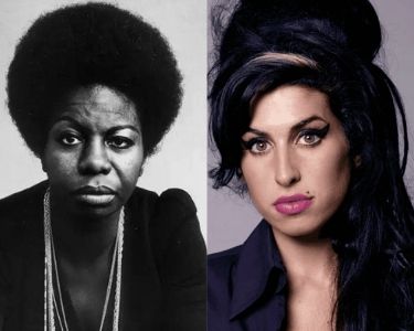En la imagen aparecen dos cantantes que harán reflexionar a tus estudiantes: Nina Simone y Amy Winehouse