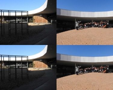 Fotografía del patio vivo como tercer educador del Colegio Ayelén