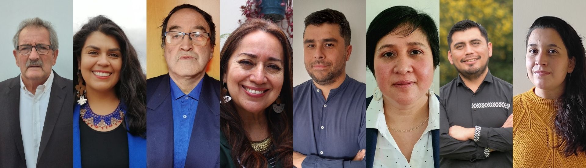 Fotos de algunos de los semifinalistas del Global Teacher Prize Chile 2021